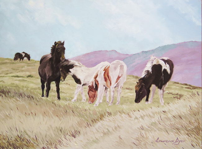 Lawrence Dyer
                                      - Skewbald Foals on Dartmoor